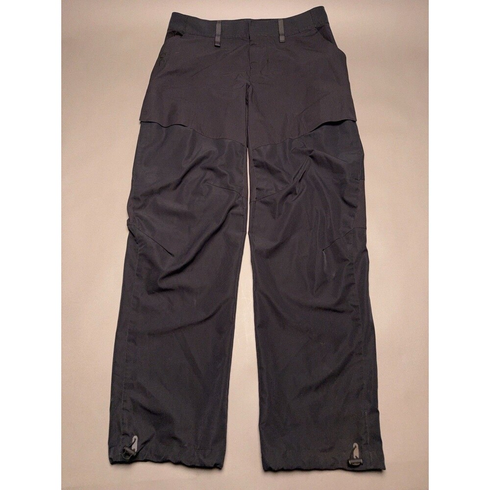 Run On Clouds Explorer Pants Black Joggers Reflective Vented Performance Men’s M